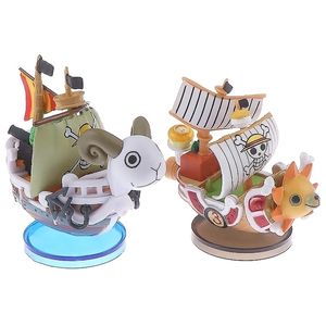 Action Toy Figures s Boat Going Merry Thousand Sunny Grand Pirate Ship Cartoon Collection Modèle 220923