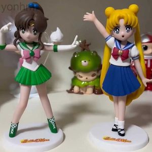 Figurines d'action Sailor Moon Blind Box Tsukino Usagi Mizuno Ami Hino Rei Kino Makoto Chiba Mamoru Anime Figure Mystères Sac Figurine Décoration ldd240314