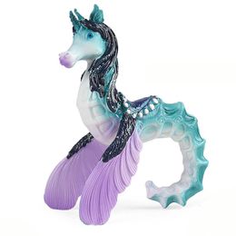 Actie Speelfiguren Seahorse Onderzeeër Dier Ornamenten Kinderen Cognitieve Simulatie Effen Mariene Leven Model 230630