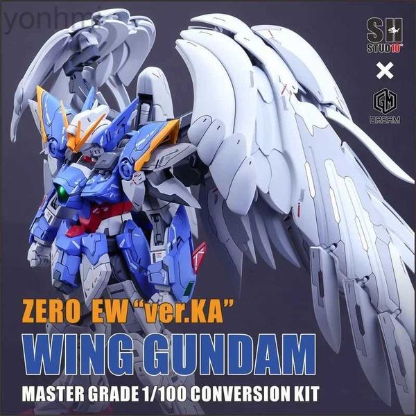 Figurines de jouets d'action SH STUDIO MG 1/100 GK Wing Zero Ew Ver.KA Master Grade 1/100, Kit de Conversion, figurines de jouets d'action ldd240314