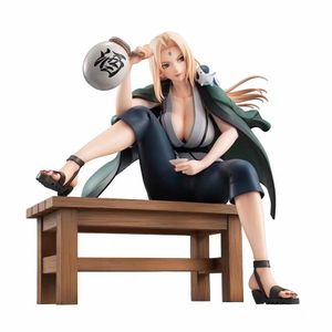 Action & Toy Figures Shippuden GALS Tsunade Figure MegaHouse Japanese Anime Girl PVC Action Adults Statue Collectible Model Doll