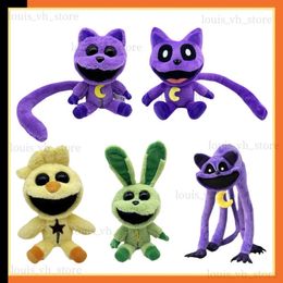 Chigne de jouets d'action Souriants Crimiders en peluche jouet souriant Catters Cat Nap Dogday et Catnap Catnat Doll Toy Figure Figure Peluches Pillow Gift T240325