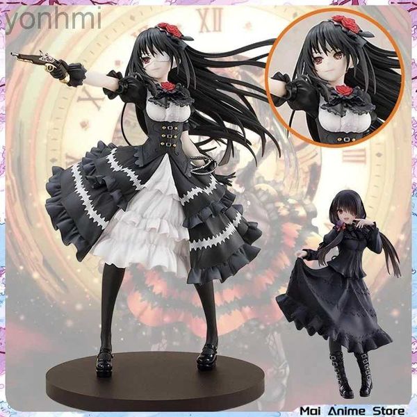 Figurines d'action Tokisaki Kurumi Nightmare Figure DATE A LIVE Zafkiel Jupe noire Kurumi Anime Girl Figure Poupées à collectionner Décoration Jouet Cadeaux 240322