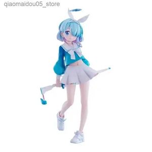 Action Toy Figures Transformation Toys Robots 22cm Blue Archive Arona Anime Girl Image Figma Ichinose Asuna Rabbit personnage sexy