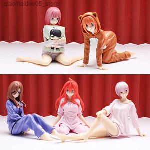 Acción Figuras de juguetes Transformación Juguetes Robots 10 cm Animación Quinteto Personajes Hot Nakano Miku Itsuki Ichika Nino Yotsuba Pajamas Cute Doll Toys