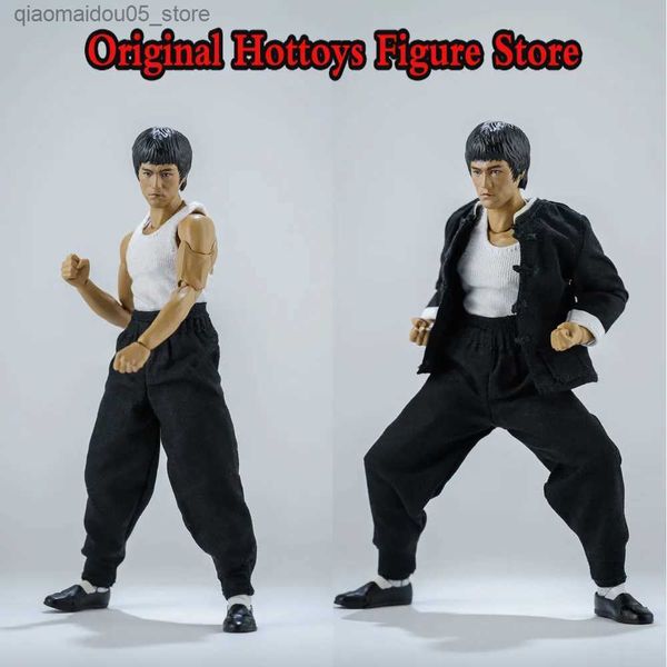 Acción Figuras de juguetes Transformación Juguetes Robots No fijos 1/12 Soldado masculino Bruce Lee Traje de entrenamiento Accesorios de tela Conjunto de diagrama de acción SHF de 6 pulgadas