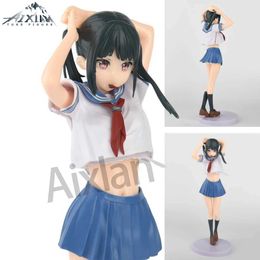 Actie speelgoedcijfers Unioncreative anime figuur school zeilers uniform meisje pvc actie figuur sexy meisje figurine collectible model speelgoed kind cadeau y240425Z5CC