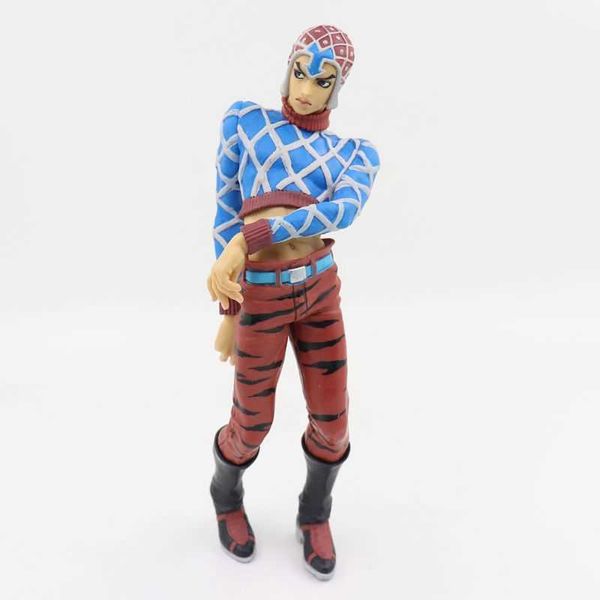 Figurines de jouets d'action Vicootor Original véritable aventure Bizarre de JoJo expérience d'or Mista PVC figurine modèle jouets pour garçons T230105