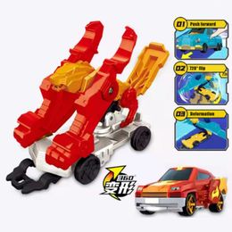 Action Toy Figures Violence Transformation Action Figure Robot Burst Déformation Voiture Bête 720° Flip Boy Enfants Jouet Fille Cadeau d'anniversaire 230217