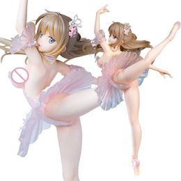 Action Toy Figures Wave Dream Tech Avian Romance Pink Label 5 Swan Girl PVC Figure Action Anime Sexy Girl Collection adulte Modèle Doll Toys Gift Y240425F9IX
