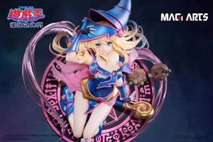 Actie speelgoedcijfers yu-gi-oh!Dark Magician Girl Action Figuur Magi Arts Anime Hand Made Toy Peryerals Collection Gifts for Kid Decoration Toys