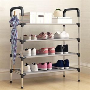 Actionclub Multi-purpose Multi-layer Eenvoudige Schoenenrek Huishouden Stofdicht DIY Montage Schoen Organizer Rack Space Saver Y200527205m