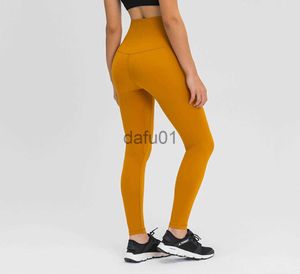 Actieve broek een legging Hoge taille heupheffen hardlopen yogabroek ingebouwde zak naakt sport gym leggings xiaobaigou panty fitness dames leggings8923166 x0912