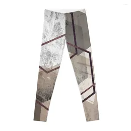 Pantalon actif Leggings de paysage abstrait Legging soulève Buflared vêtements de sport pour femmes