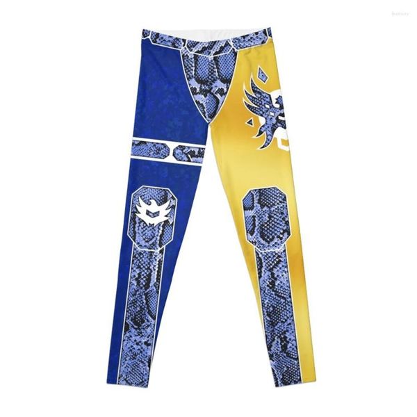 Pantalones activos American Nightmate Double Or Nothing 2023 Leggings azules/dorados Ropa de entrenamiento para mujeres Pantalones de yoga
