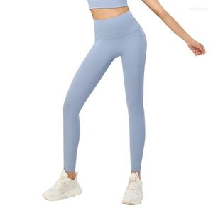 Pantalon actif Antibom Yoga pour femmes, poches latérales, taille haute, collant de hanche, séchage rapide, Fitness, course à pied