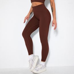 Pantalon actif ASHEYWR Fitness femmes Yoga sans couture séchage rapide entraînement cyclisme course pousser Leggings Joggings Gym Sport femme