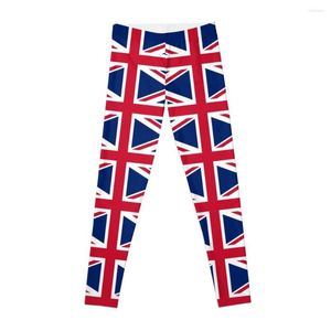 Active Pants British Union Jack Flag Chaussettes Leggings Sporty Woman Gym