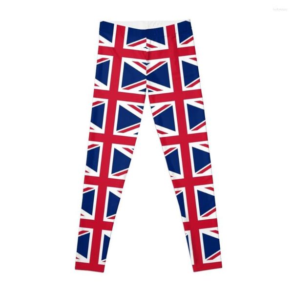 Pantalón Activo Bandera Union Jack Británica Calcetines Leggings Deportivo Mujer Gimnasio