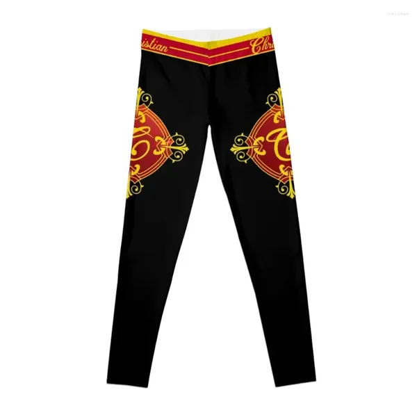 Pantalones activos logotipo de la jaula cristiana leggings entrenando pantalones cortos use legging empuje up sportswear woman gym 2024 mujer