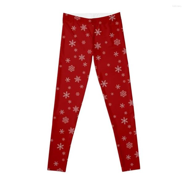 Pantalon actif Noël motif de flocons de neige leggings de gymnase évasé pour les femmes qui poussent le fitness