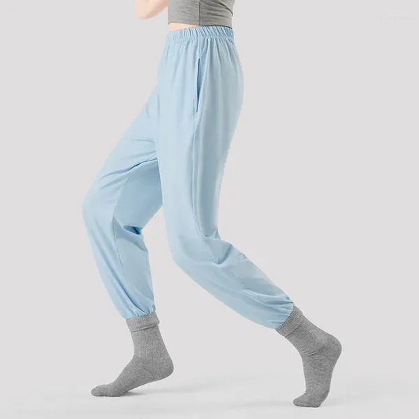 Pantalones activos danza chino moderno adulto mujeres deportes clásico cintura alta adelgazamiento Leggings sueltos versátiles rábano