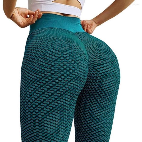 Pantalon actif Fitness Yoga Legging femmes taille haute sans couture mode Patchwork imprimer Sexy Push Up Gym Sport Leggings