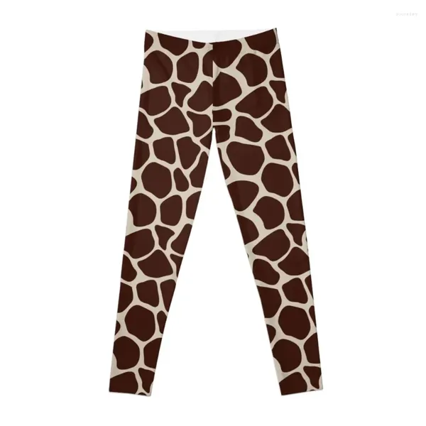 Pantalon actif Girafe Animal Print ||Leggings marron Jogger haut de sport vêtements de fitness pour femmes