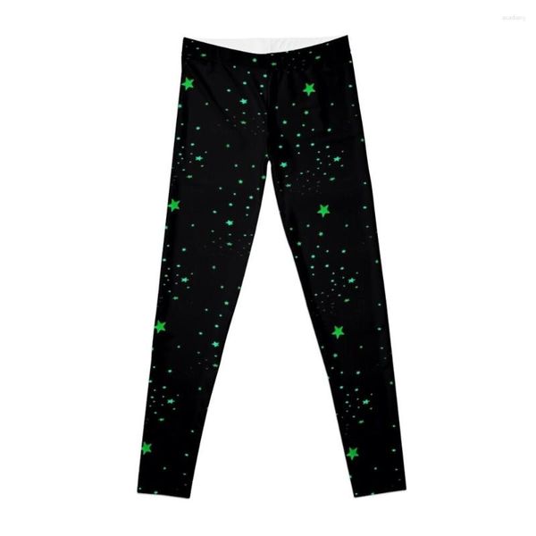 Pantalones activos que brillan en la oscuridad, mallas estéticas de estrella, ropa deportiva, zapatos deportivos para mujer