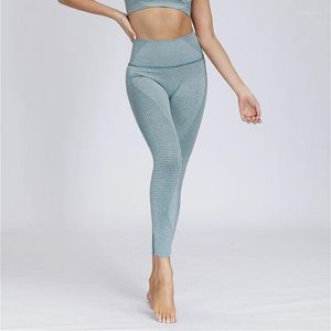Actieve broek High Tailed Vital Rise Nadelloze Leggings Sport Pant Women Fitness workout Yoga Scrunch Bum Pantys Gym