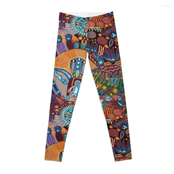 Pantalones Activos HUICHOL ART Leggings Leggins Entrenamiento Mujer Mujer