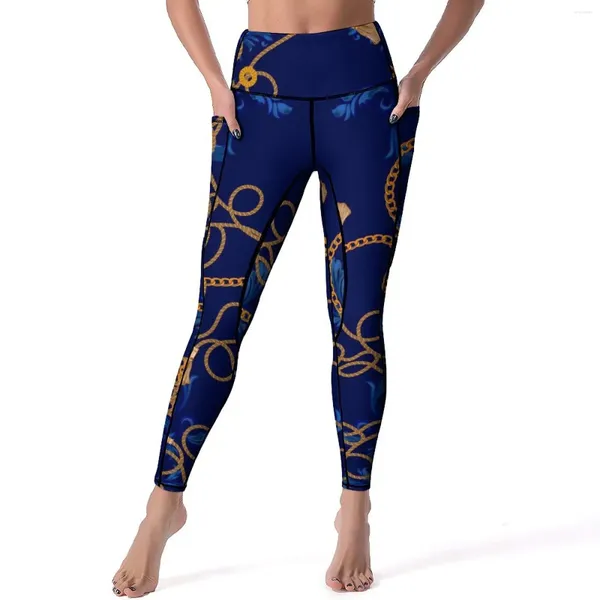 Pantalones activos IStock-1211859079 Leggings de yoga para mujer Push Up Legging elegante Patrón elástico Mallas deportivas para correr