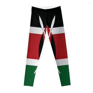 Active Pants Kenya Flag Leggings Sports For Women Gym Women's Legging Fitness Woman