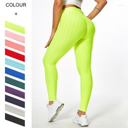 Pantalons actifs Leggings Yoga sans couture Fitness femmes mode Patchwork imprimer taille haute élastique Push Up cheville longueur vêtements