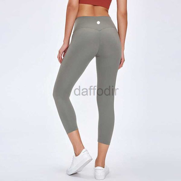 Active Pants LL Printemps femmes aligner pantalons de Yoga pantacourt Push Ups Fitness Leggings doux taille haute hanche ascenseur élastique sport Biker soutien-gorge pantalon 240308