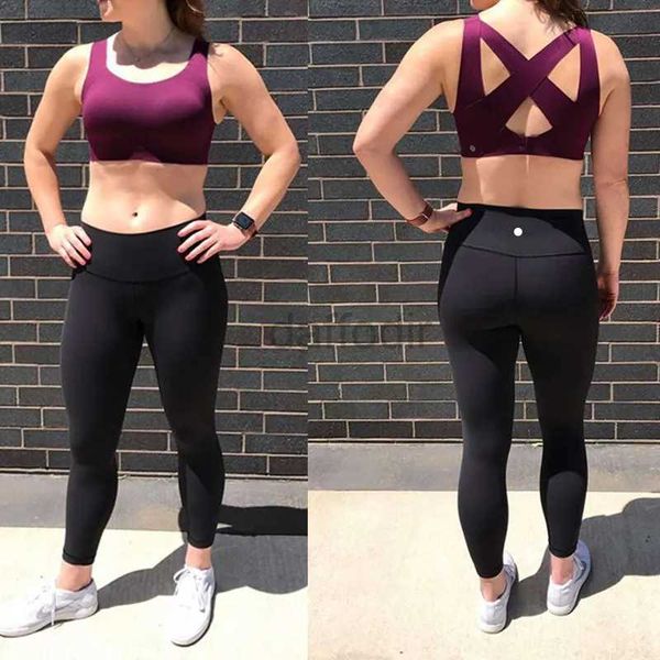 Active Pants LL pantalons de yoga leggings taille haute vêtements d'entraînement noir rose couleur unie course vêtements de sport élastique Fitness dame pantalons de sports de plein air tenue prana 2438