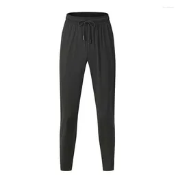 Pantalon actif Lulogo été hommes Sports de plein air séchage rapide respirant haute élastique course Fitness et loisirs