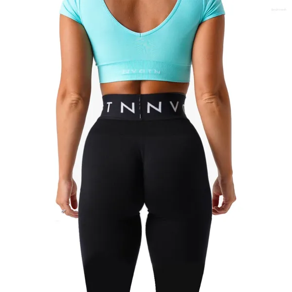 Pantalon actif NVGTN Femmes Leggings sans couture BuLifting Taille haute Contrôle du ventre Entraînement Yoga NV