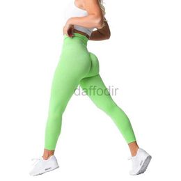 Pantalon actif tenues sans couture Yoga Leggings Spandex Shorts femme Fitness élastique respirant hanche loisirs sport Lycra Spandextights collants 240308