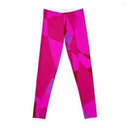Pantalones activos Pink Purple Purple Red Art Leggings Leggings Sports for Women Yoga Pants? Ropa deportiva deportiva femenina