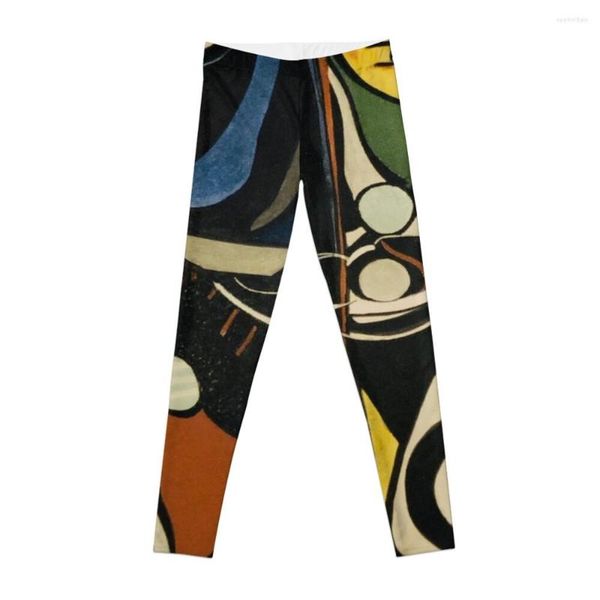 Pantalones activos Reflexiones Leggings abstractos Pantalones cortos de entrenamiento Legging Joggers de mujer sexy para mujeres niñas