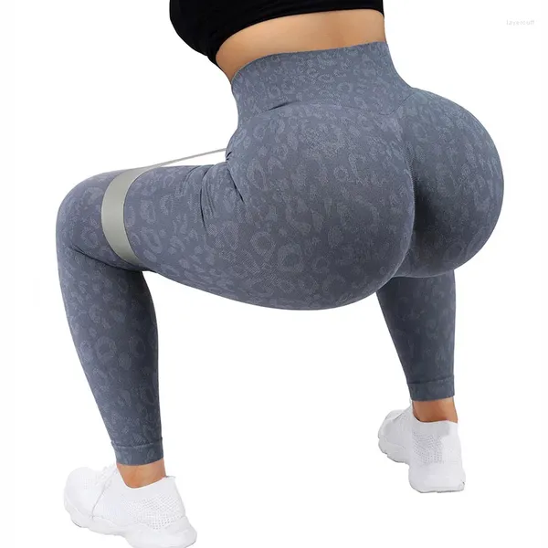 Pantalons actifs Leggings sans couture Solid Slow Bufting Booty High Waited Yoga Pant Vaies sportives Gym Struc Push Up Femmes For Fitness