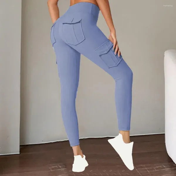 Pantalons actifs de Yoga sans couture, Leggings de gymnastique taille haute pour femmes, cordon de serrage, Fitness, contrôle du ventre, collants d'entraînement de course à pied