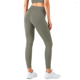 Actieve broek vaste kleur plus size hight wist yoga pant fitness leggings vrouwen sport push up gym uitgebreide training joggen