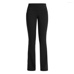 Pantalon actif absorbant la sueur Chic pleine longueur dames respirant femmes pantalon taille élastique vêtement