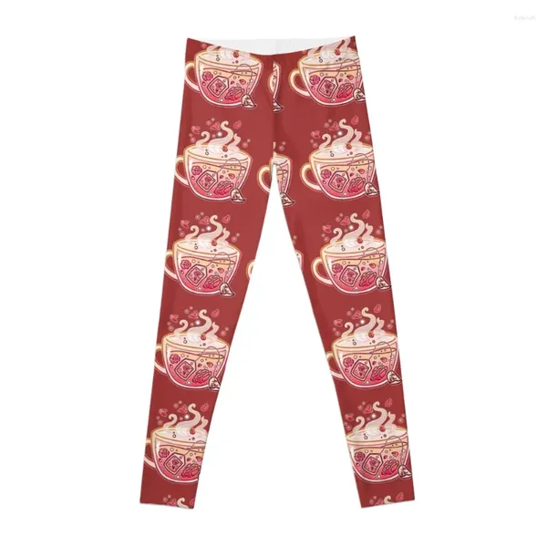 Pantalones activos Sweet Rose Tea Leggings Deportes para Jogger Gym Ropa Fitness Mujer