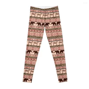 Pantalones activos Tribal Safari Leggings ropa Fitness gimnasio ropa deportiva Legging Gym Set para mujer