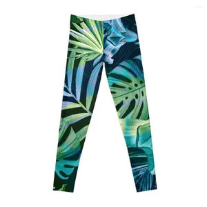 Actieve broek Tropical Fiesta - Moonlit-legging Yogaaccessoires Sportschoenen Dames Push-upleggings voor