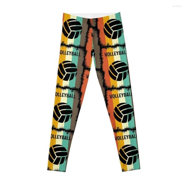 Active Pants Vintage Retro Volleyball Leggings Fitness Vêtements Training Harem