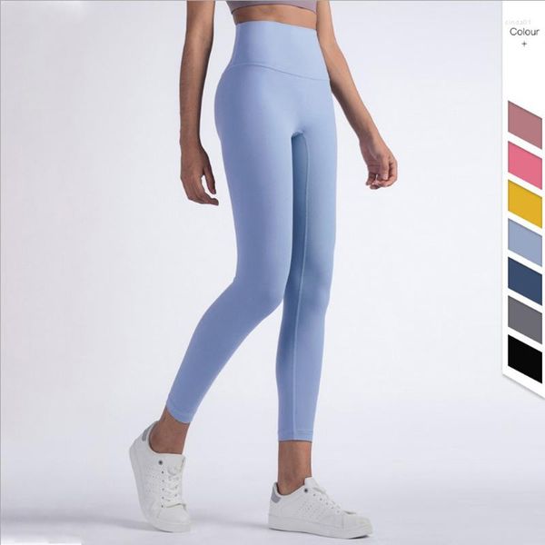 Pantalon actif Vnazvnasi 2023 Fitness femme pleine longueur Leggings 19 couleurs course confortable et moulant Yoga